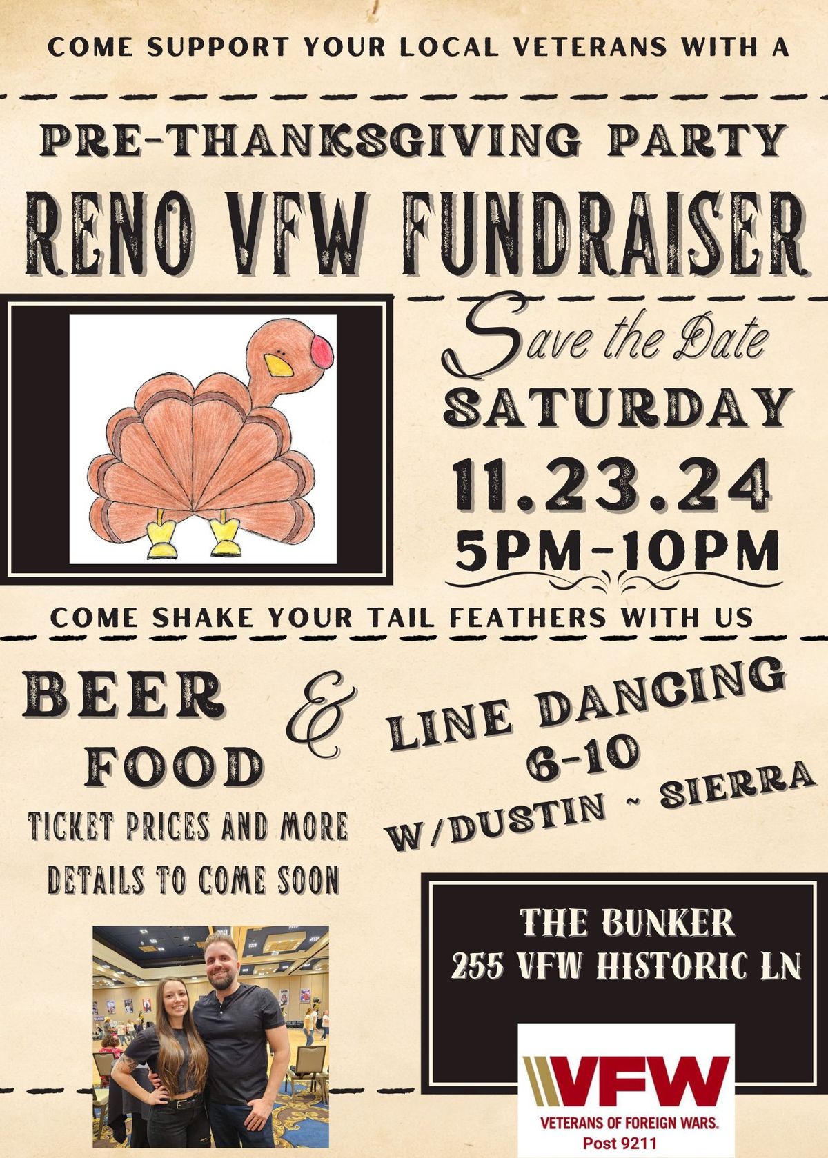 Reno VFW Line Dance Fundraiser