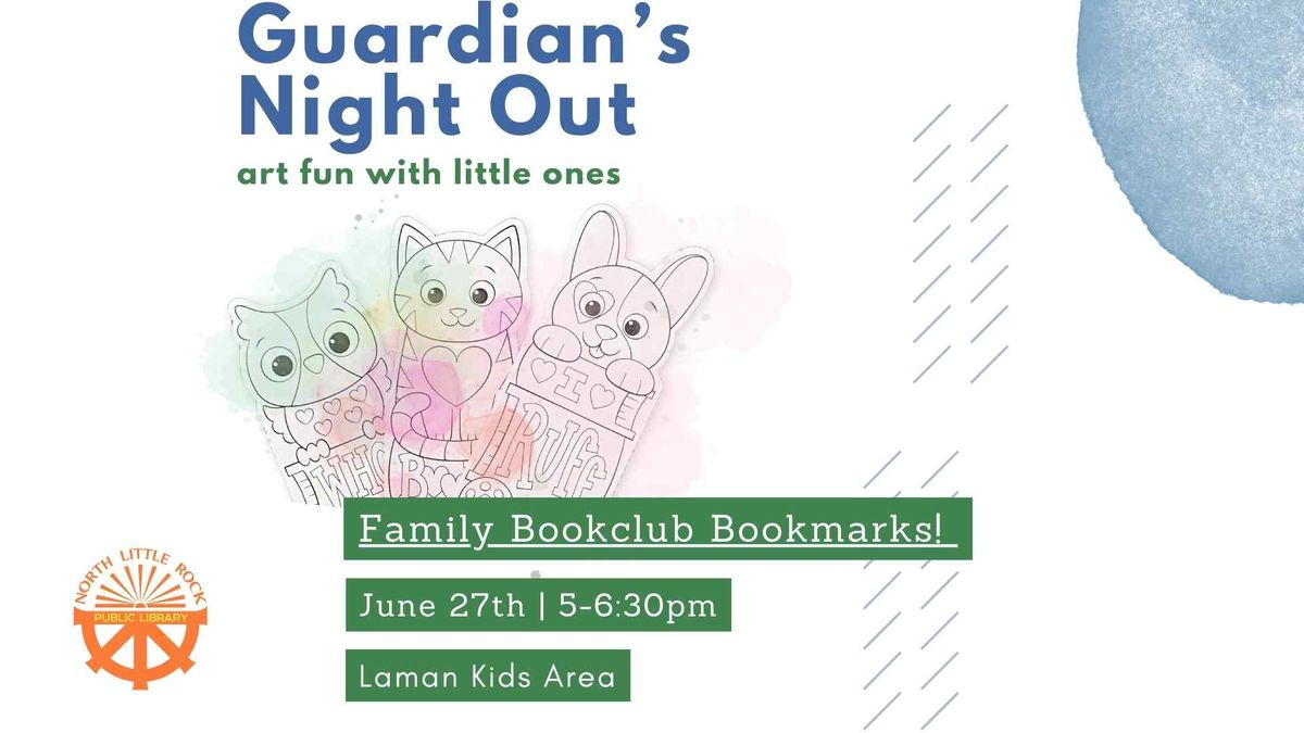 Guardians Night Out: Bookclub Bookmarks