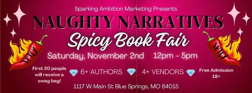 Naughty Narratives: A Spicy Book Fair & Market