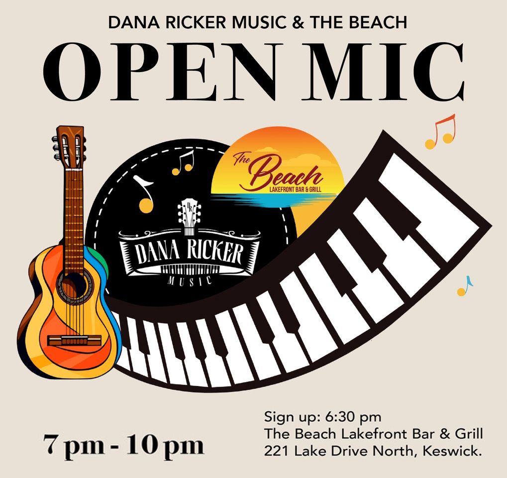 Open Mic Jam with Dana Ricker at The Beach!