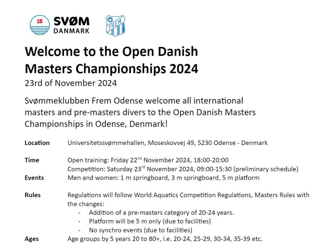 Open Danish Masters Championships 2024