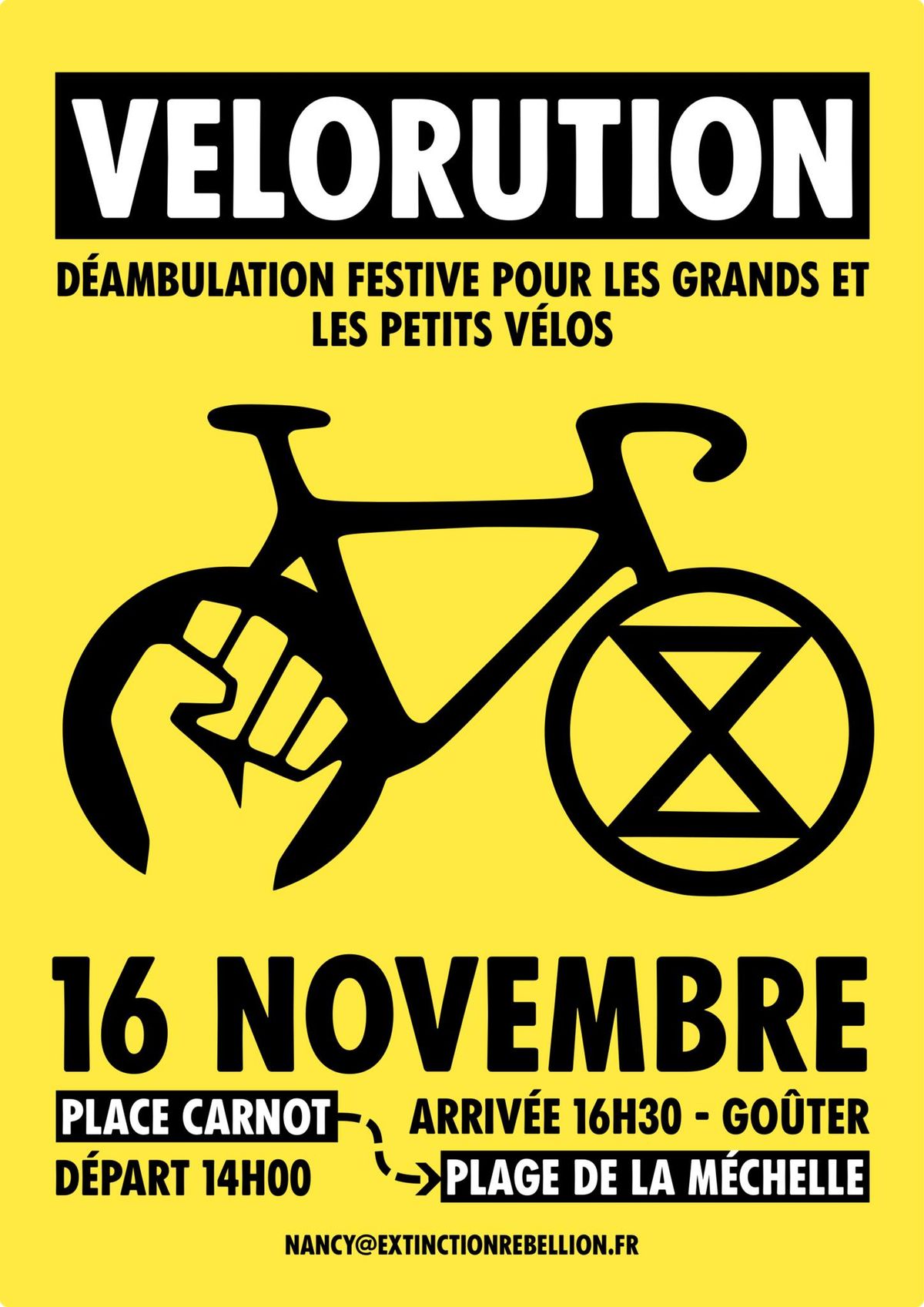 VELORUTION - NANCY (16\/11 - 14h00 - Place Carnot)