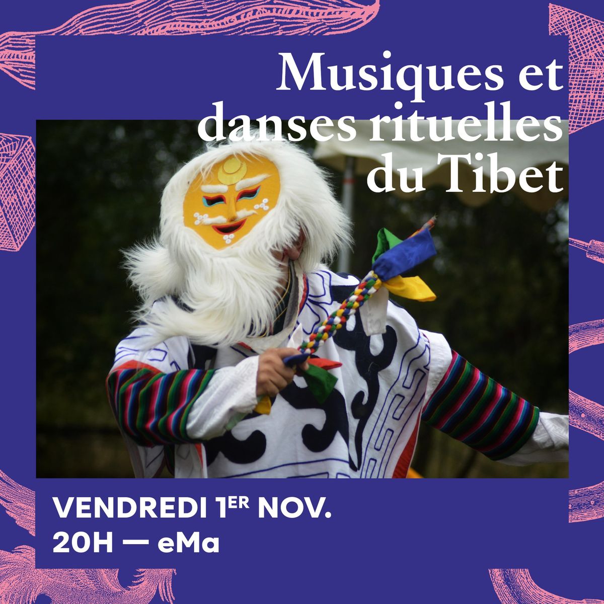 CONCERT 1 Novembre (eMA) - Musiques et danses rituelles du Tibet 