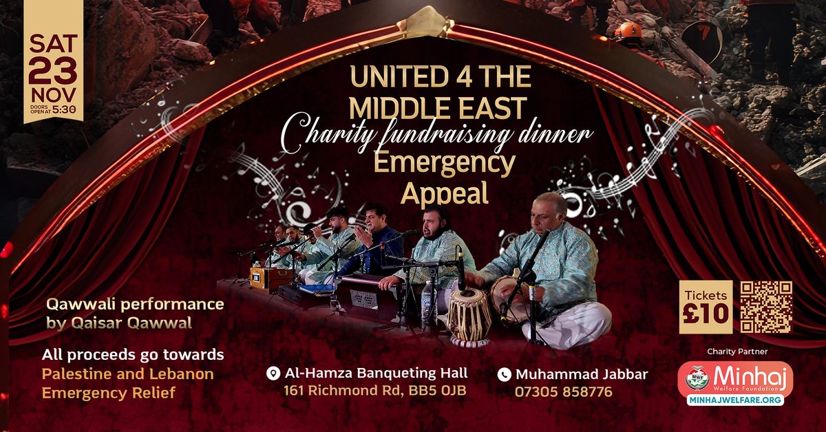 United 4 The Middle East - Accrington Charity Fundraiser