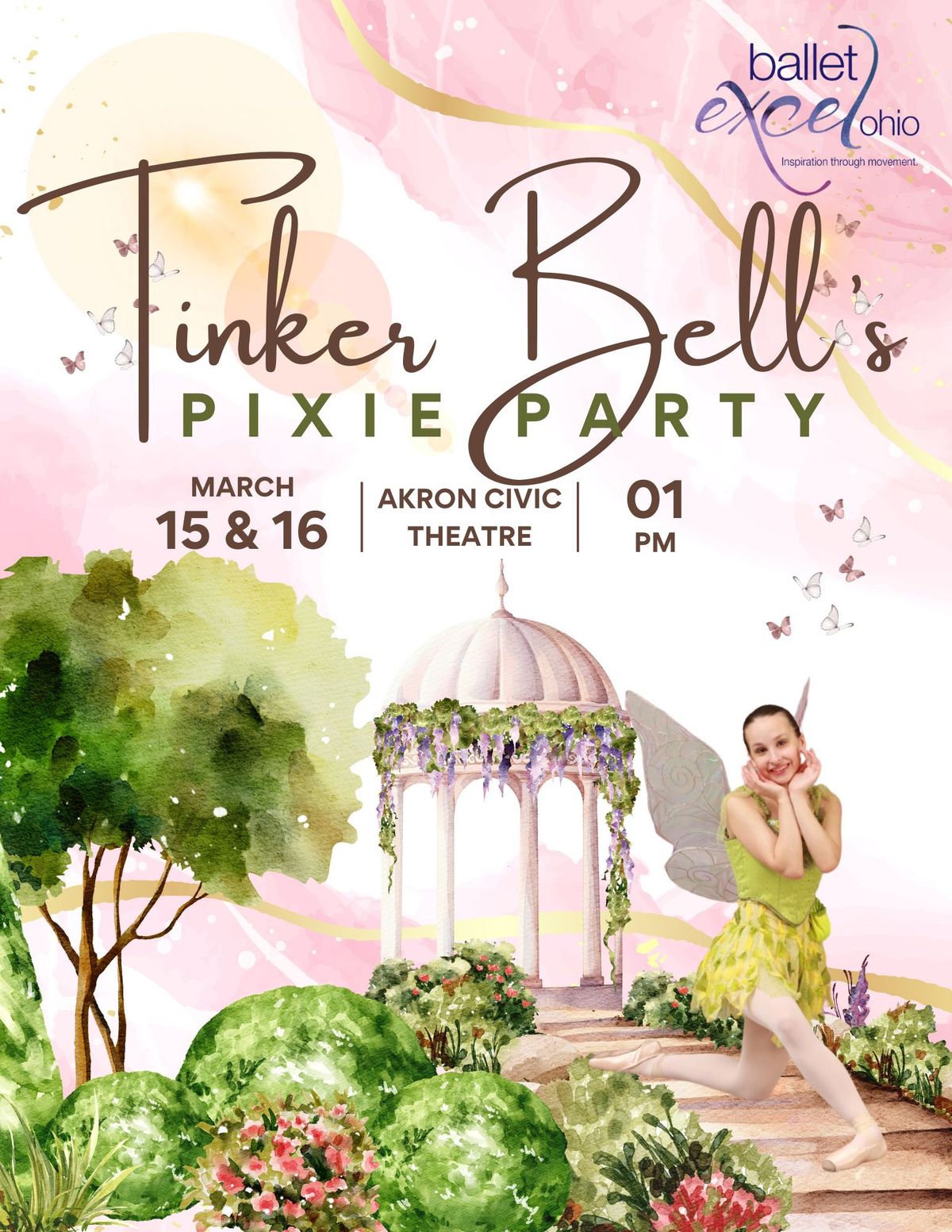 Ballet Excel Ohio: Peter Pan VIP- Tinker Bell's Pixie Party