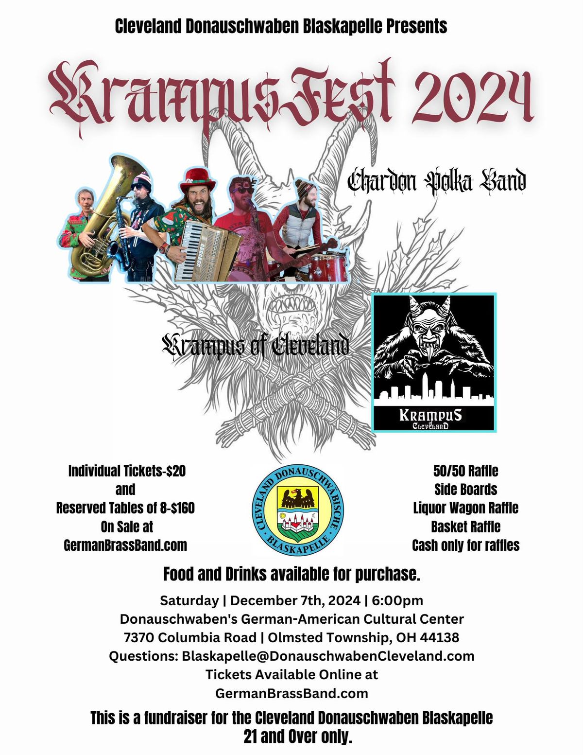 KrampusFest 2024, 7370 Columbia Road, 44138, Olmsted Falls, 7 December 2024