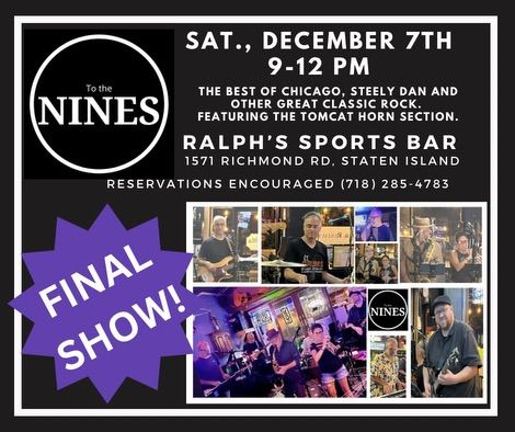 To The Nines at Ralph\u2019s Sports Bar