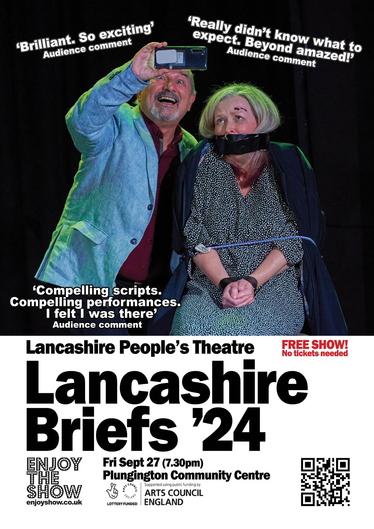 PLUNGINGTON: Lancashire People\u2019s Theatre: Lancashire Briefs \u201924 THEATRE