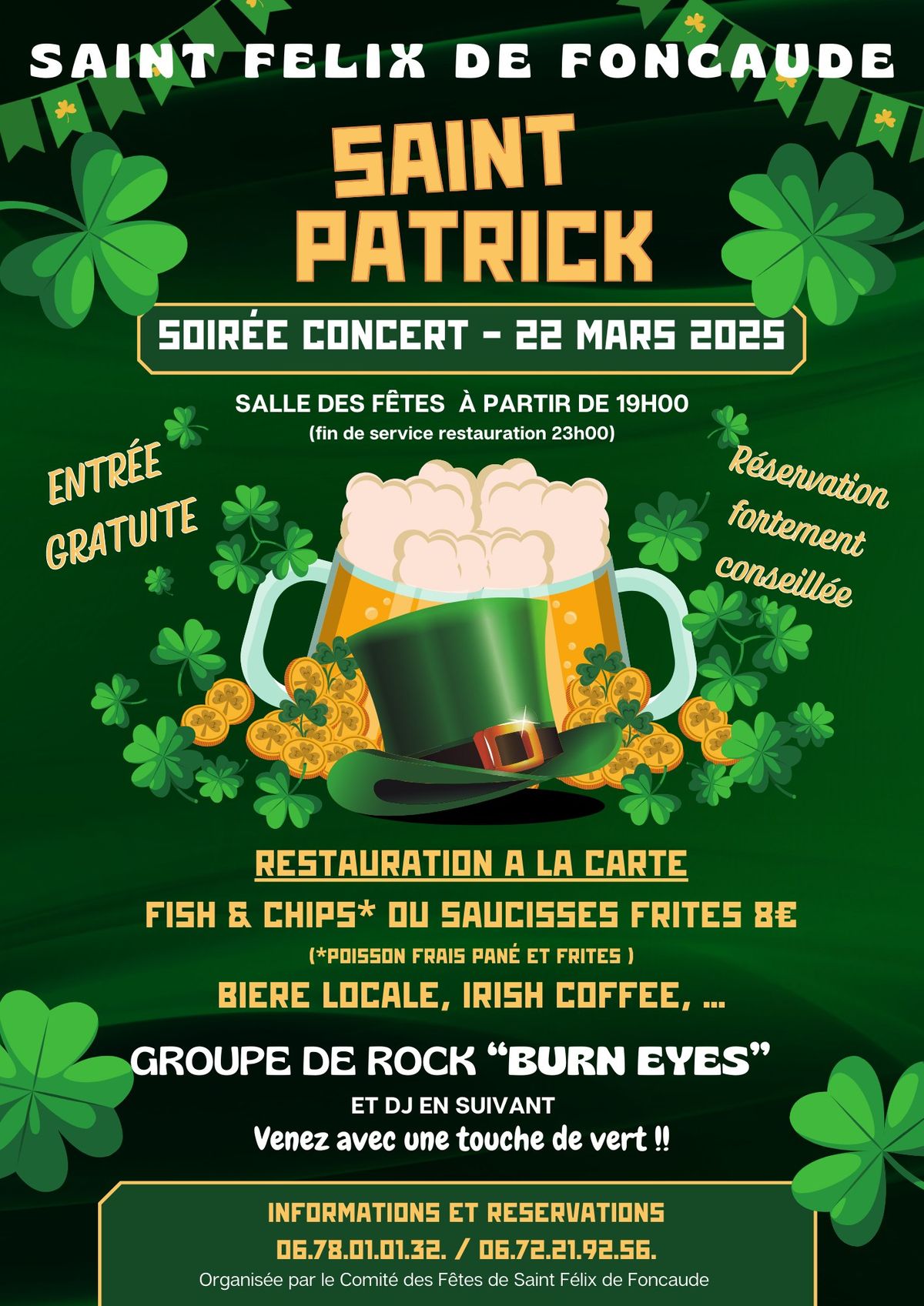 Soir\u00e9e Concert Saint Patrick