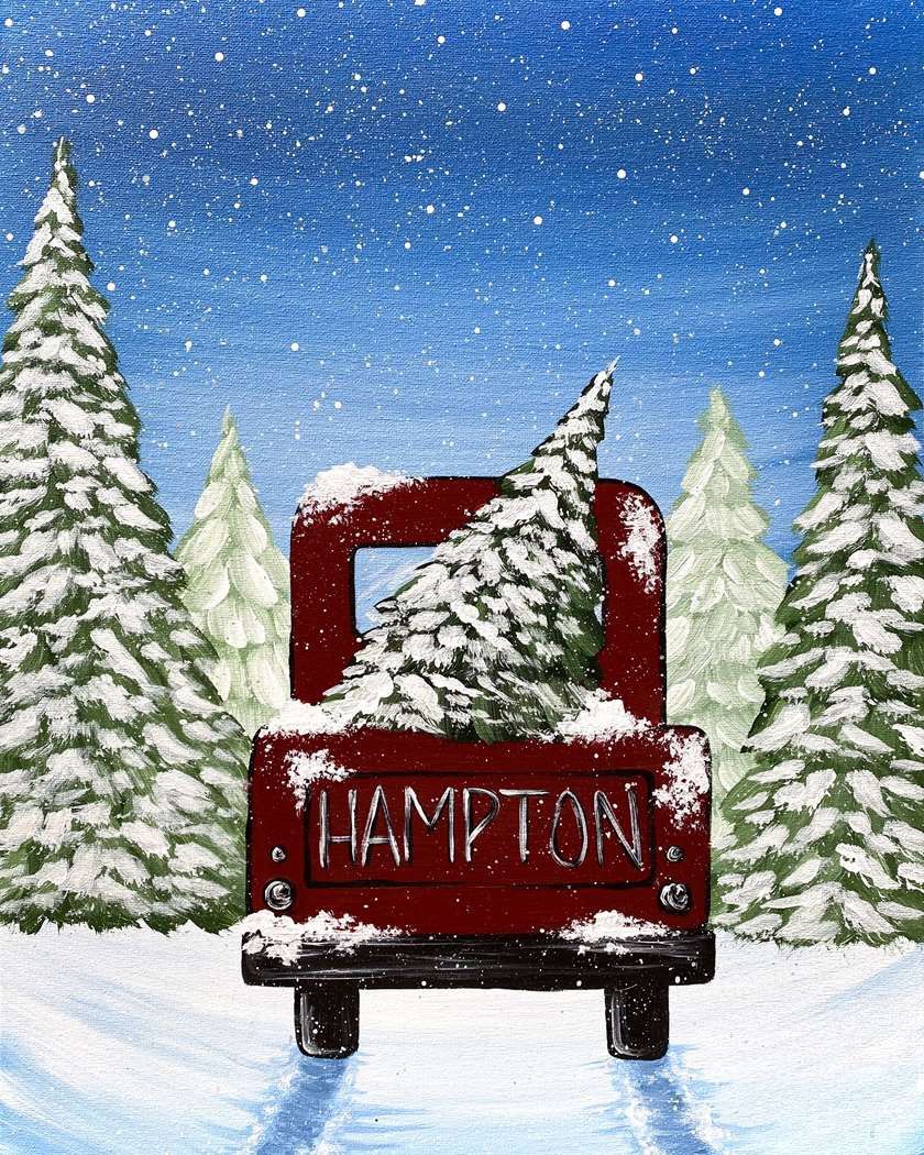 Holiday Winter Truck-Paint Party