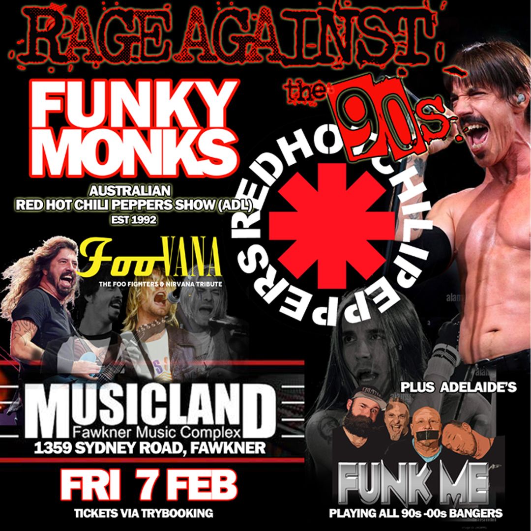 FUNKY MONKS (RHCP), FOOVANA (Foo Fighters\/Nirvana) - FUNK ME