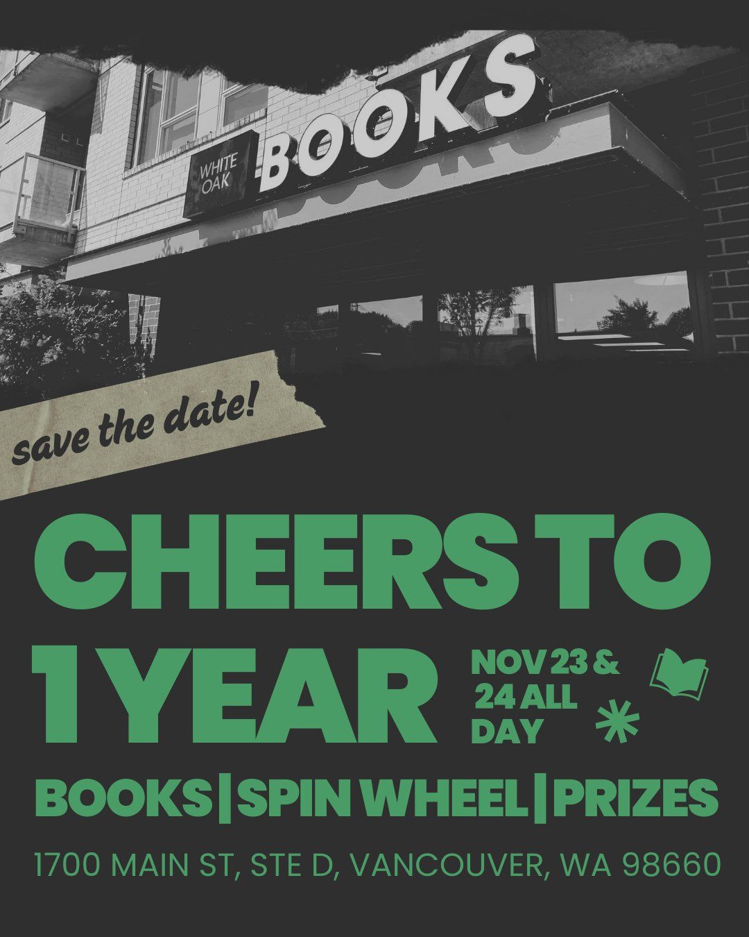 Celebrating 1 Year of White Oak Books!