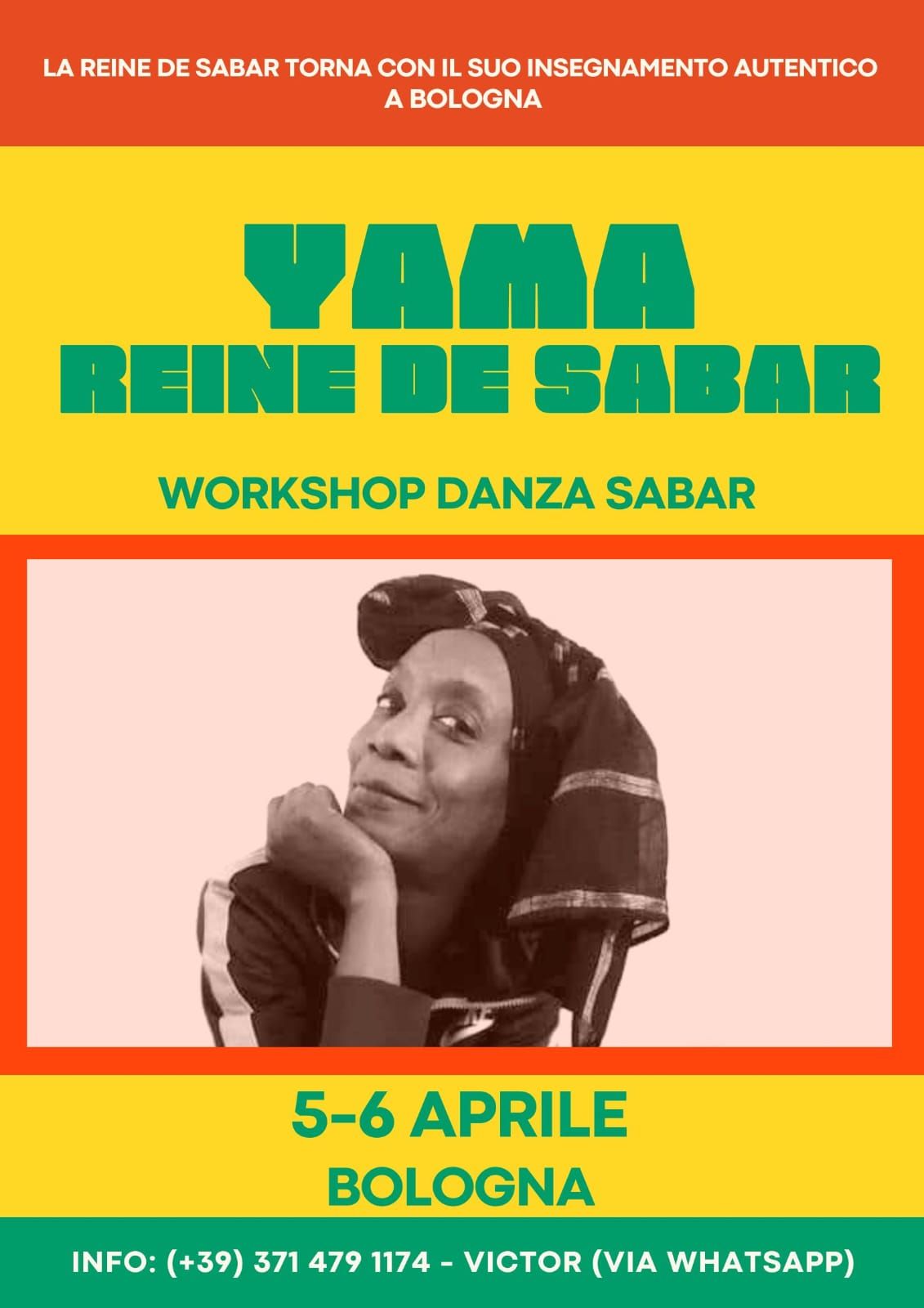 Workshop di Danza - SABAR con YAMA a Bologna