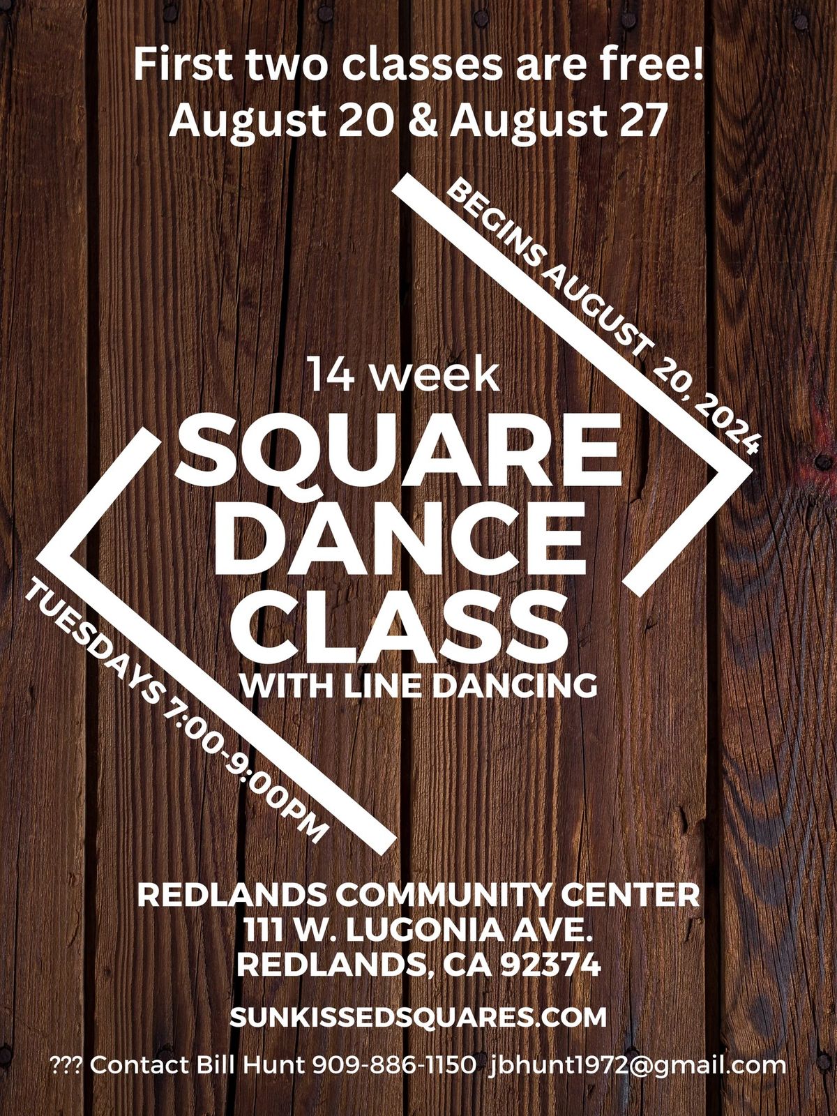 14 week Square Dance Class