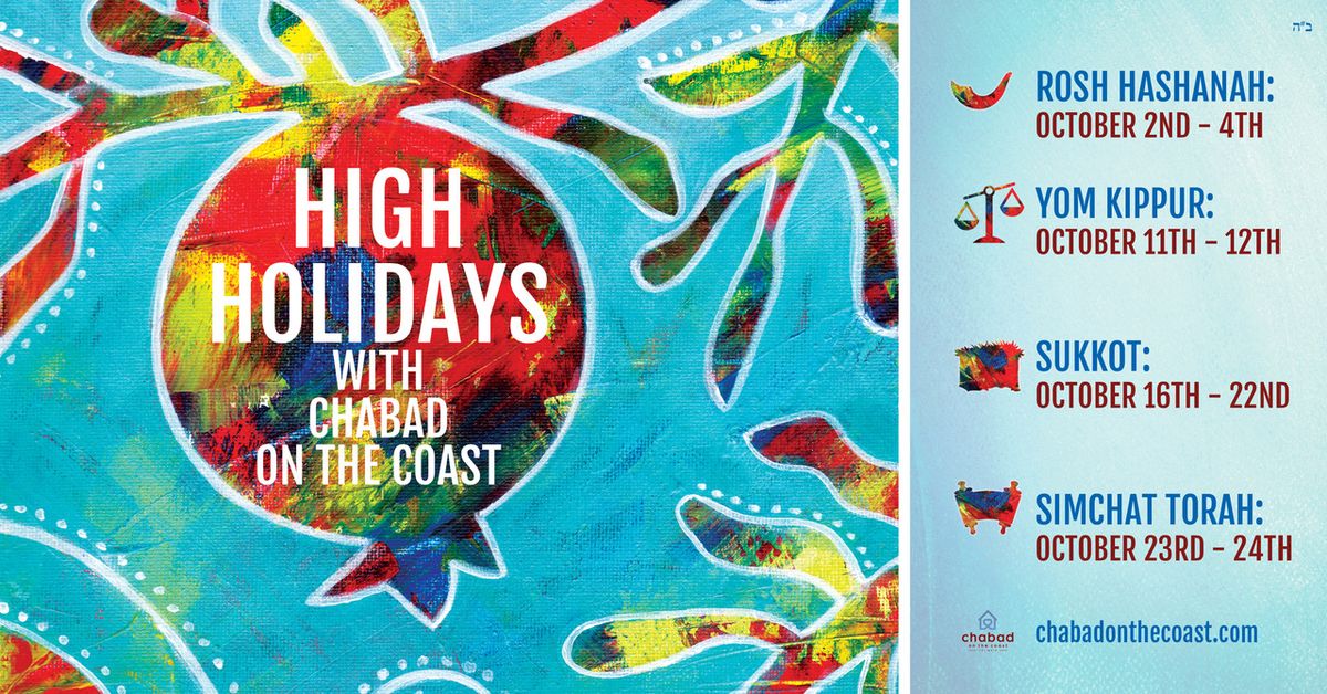 High Holiday Services with Chabad on the Coast