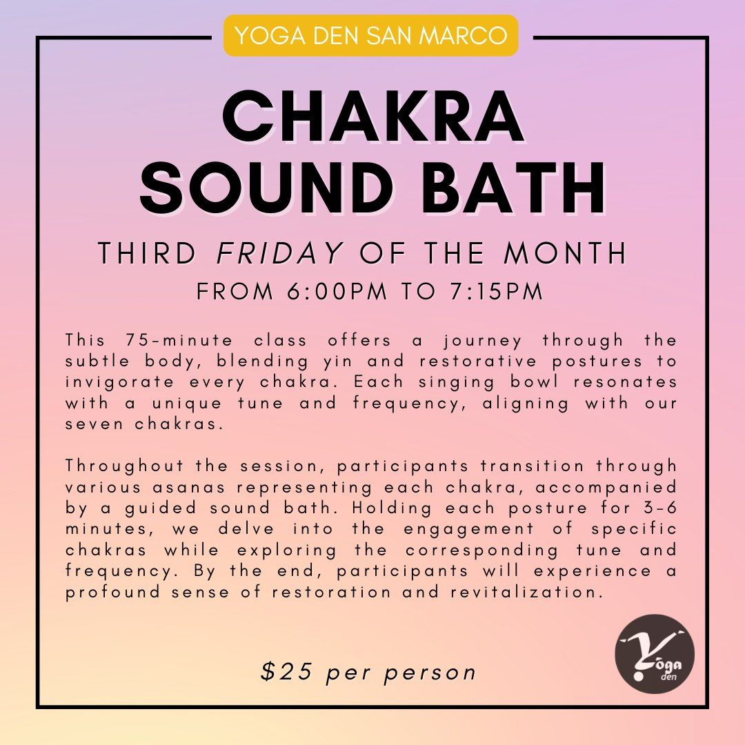 Chakra Sound Bath