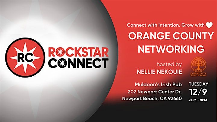 Free Orange County Rockstar Connect Networking Event (December, CA)