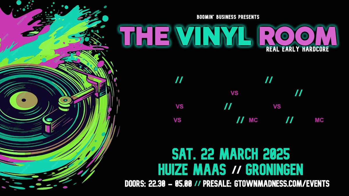 The Vinyl Room - 22 March 2025 - Groningen