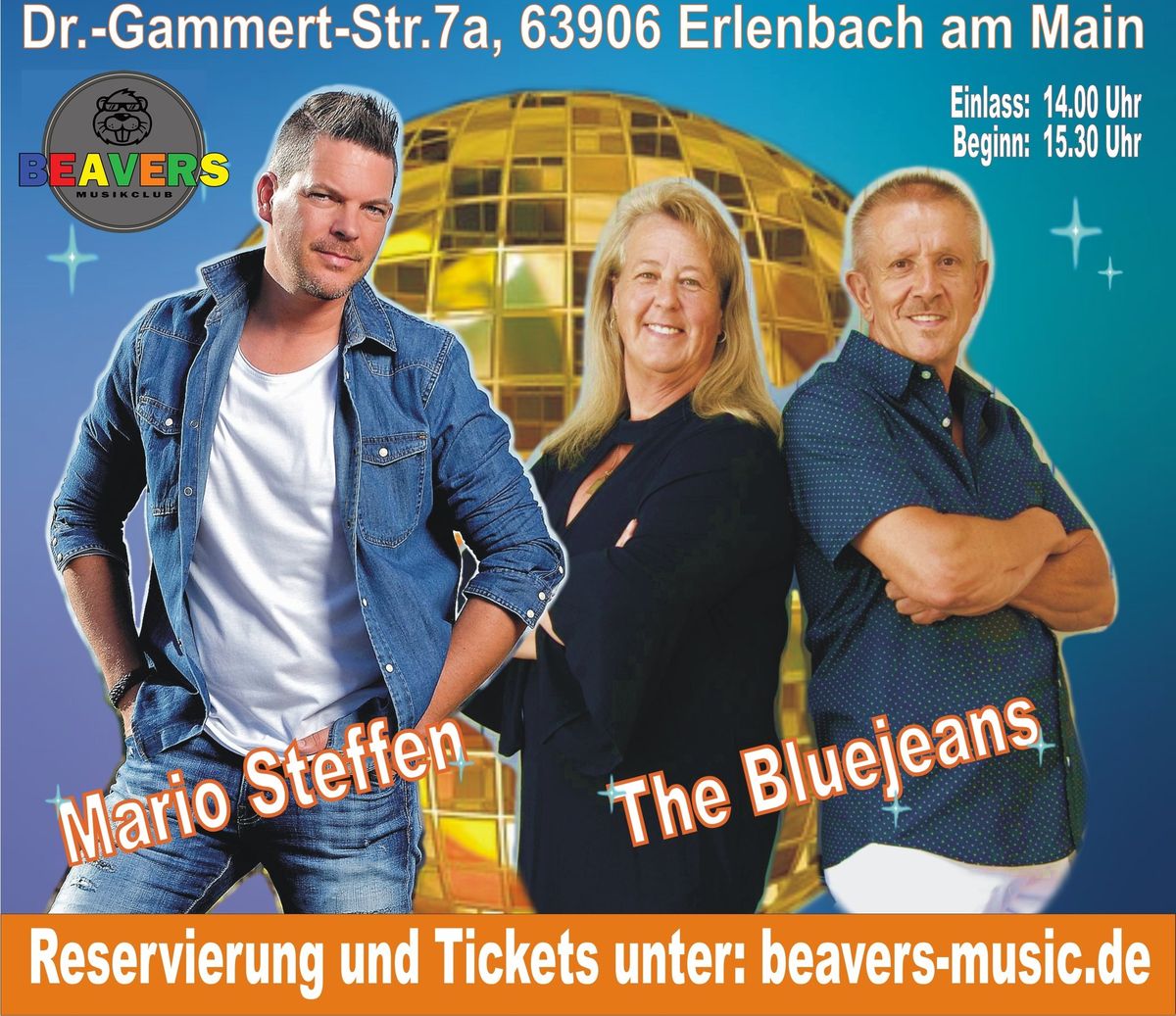 Schlager-Tanznachmittag mit Mario Steffen & The Bluejeans 