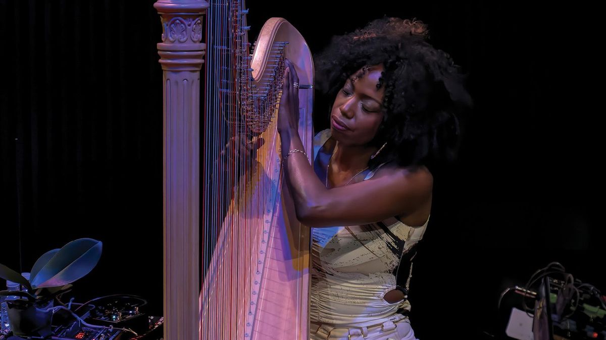 Sona Jobarteh and Brandee Younger at Stanford Bing Concert Hall