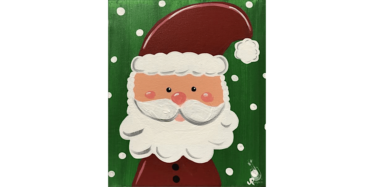 Santa Portrait - Paint and Sip in Houston | Classpop!\u2122