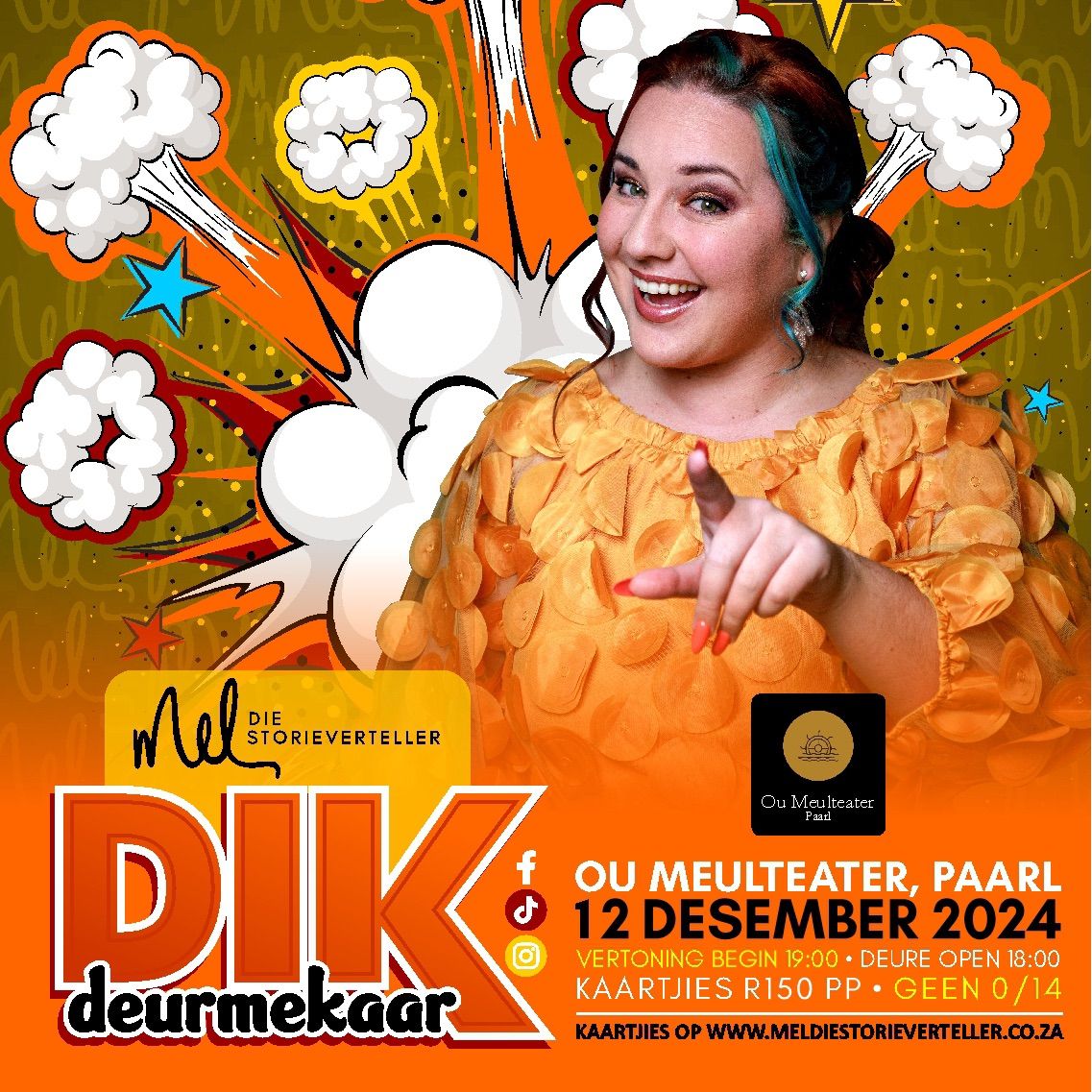 Mel die Storieverteller - Paarl - Dik Deurmekaar