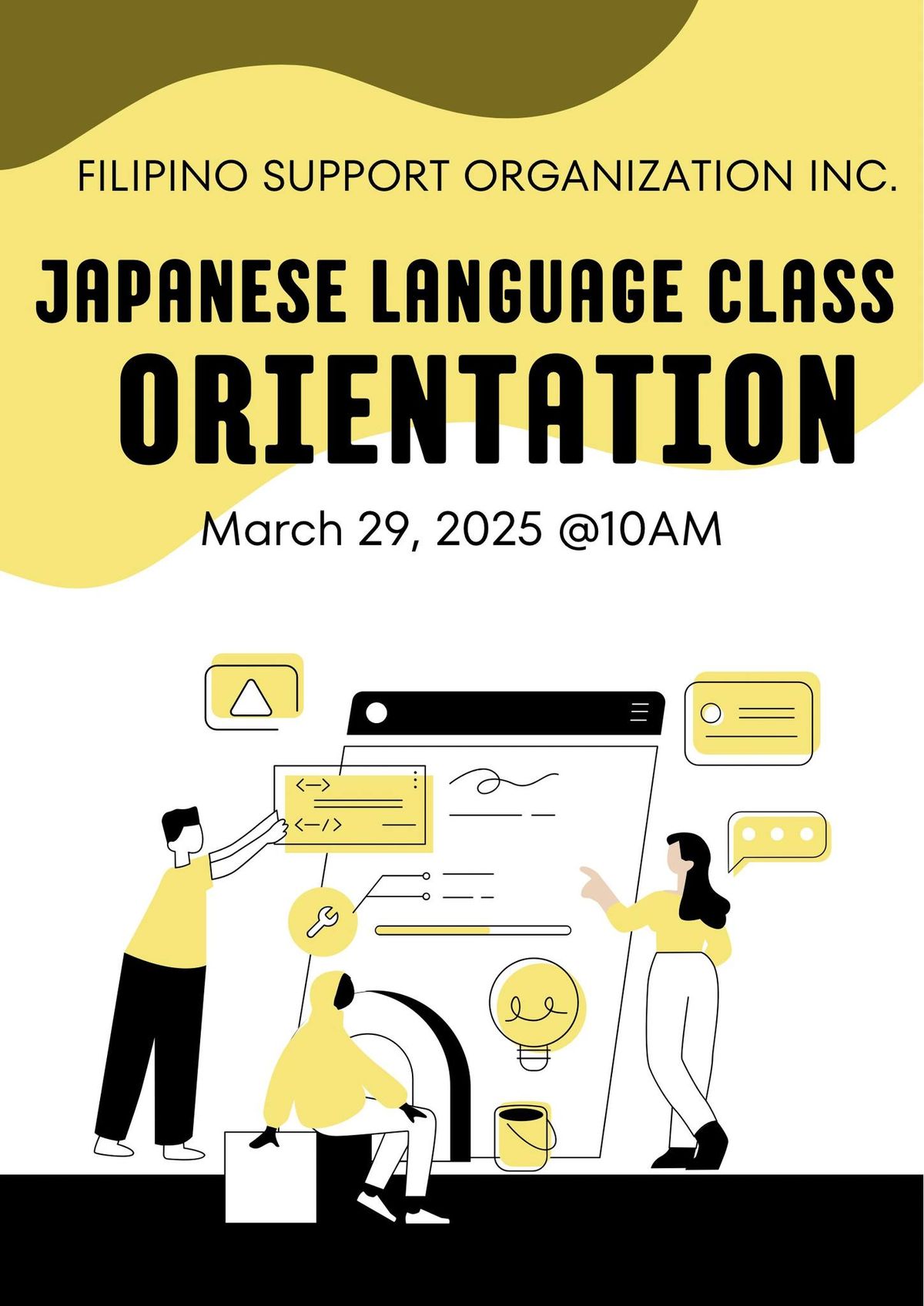 Japanese Language Class Orientation