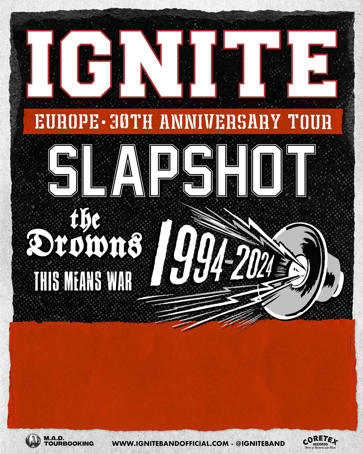 IGNITE I SLAPSHOT I THE DROWNS I THIS MEANS WAR I Barba Negra