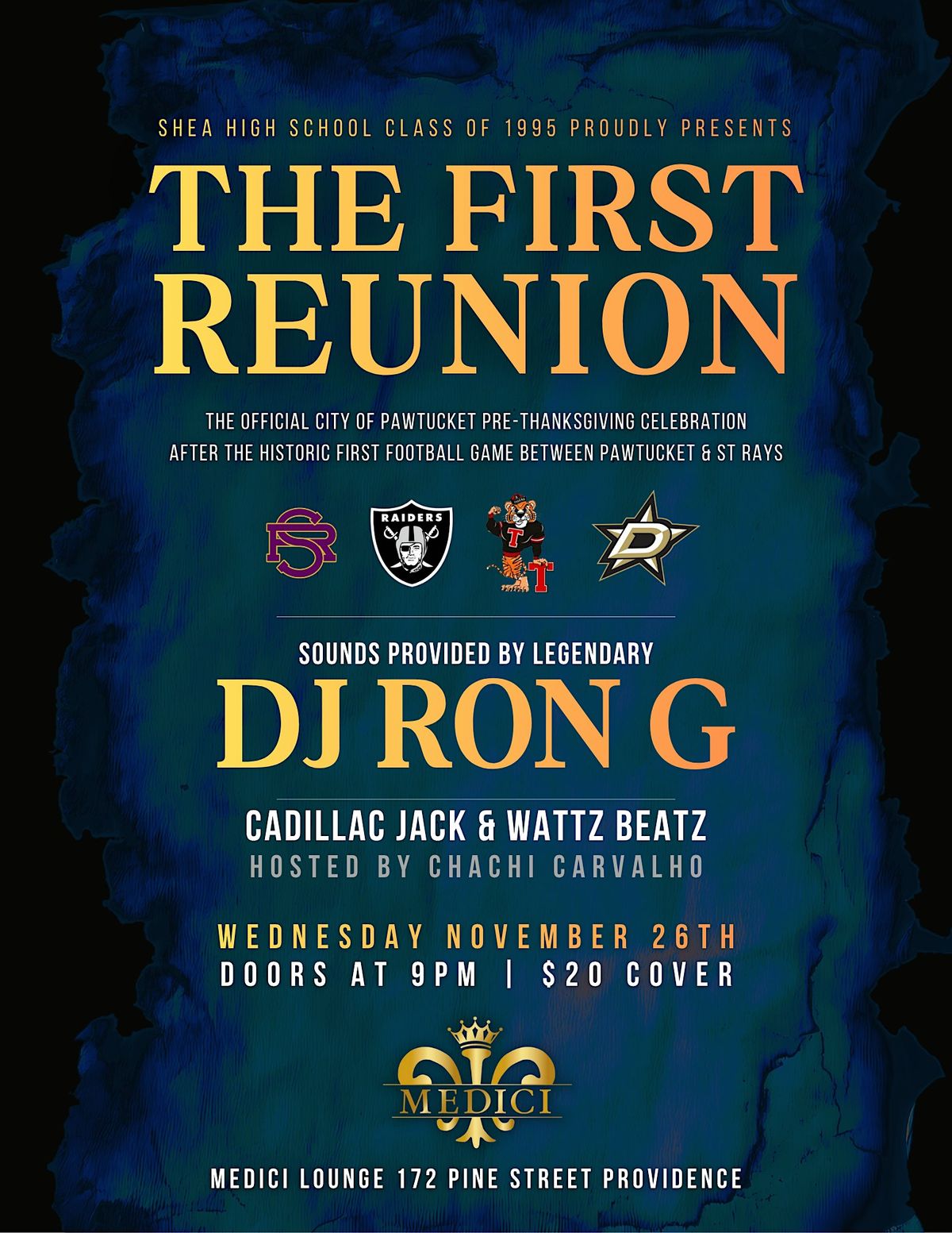 The First Reunion (Pawtucket Pre-Thanksgiving Party)