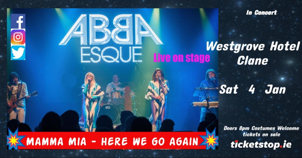 AbbaEsque in Clane 4 Jan 2025 Back by popular demand