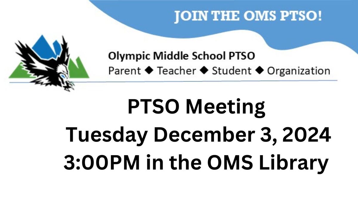 December PTSO Meeting