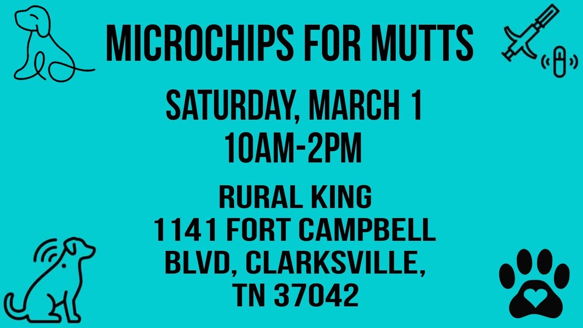 Microchips for Mutts at Rural King