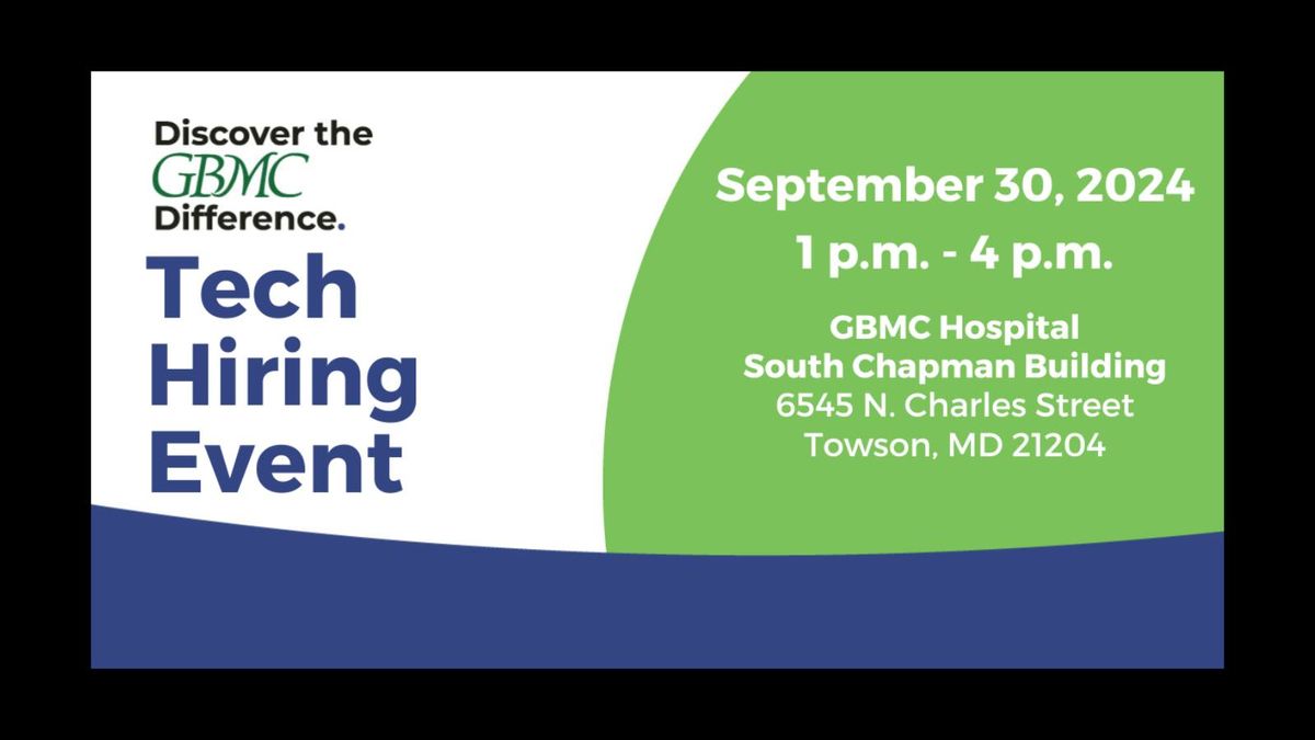 GBMC Tech Hiring Event