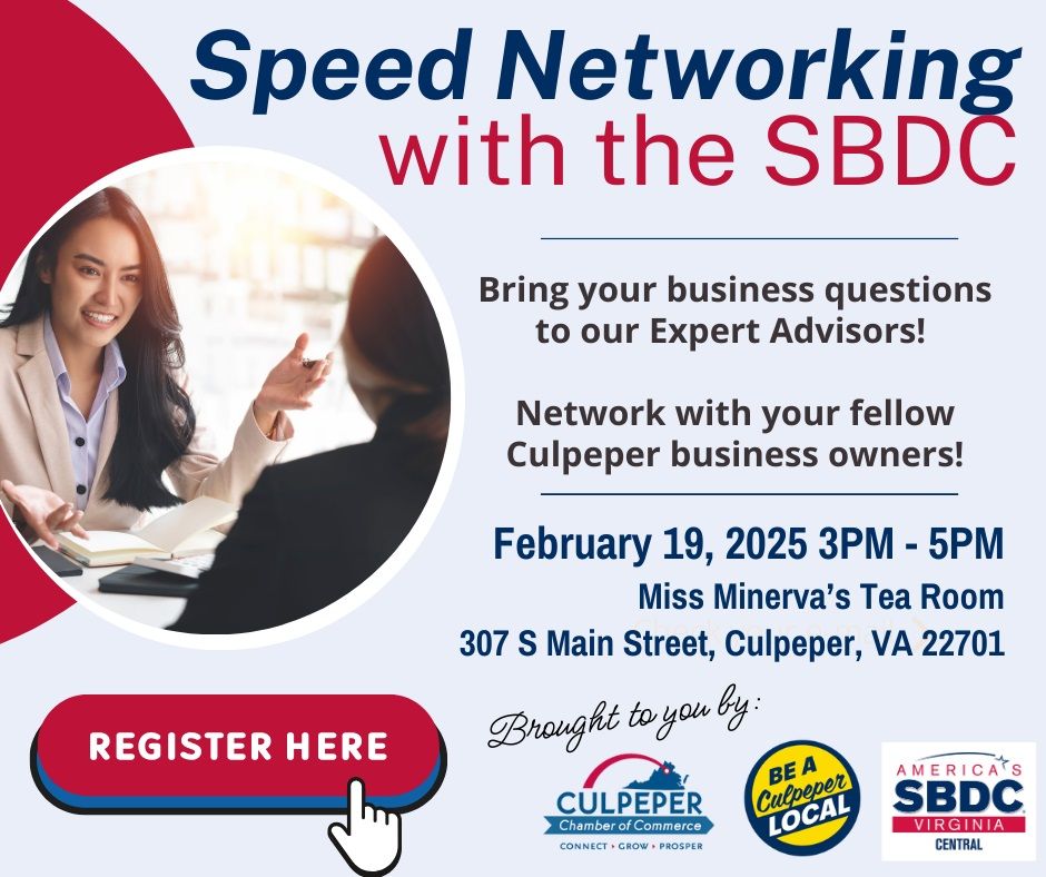 Speed Networking\/Advising with the SBDC