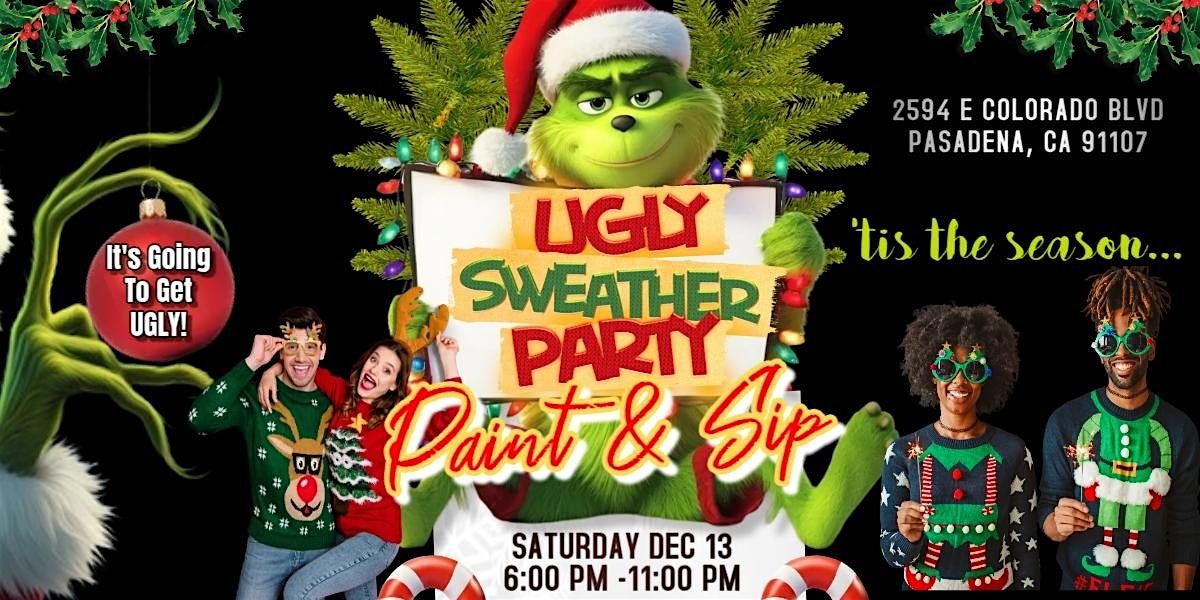 UGLY SWEATER PAINT & SIP KICKBACK: FUN WITH NEW FRIENDS