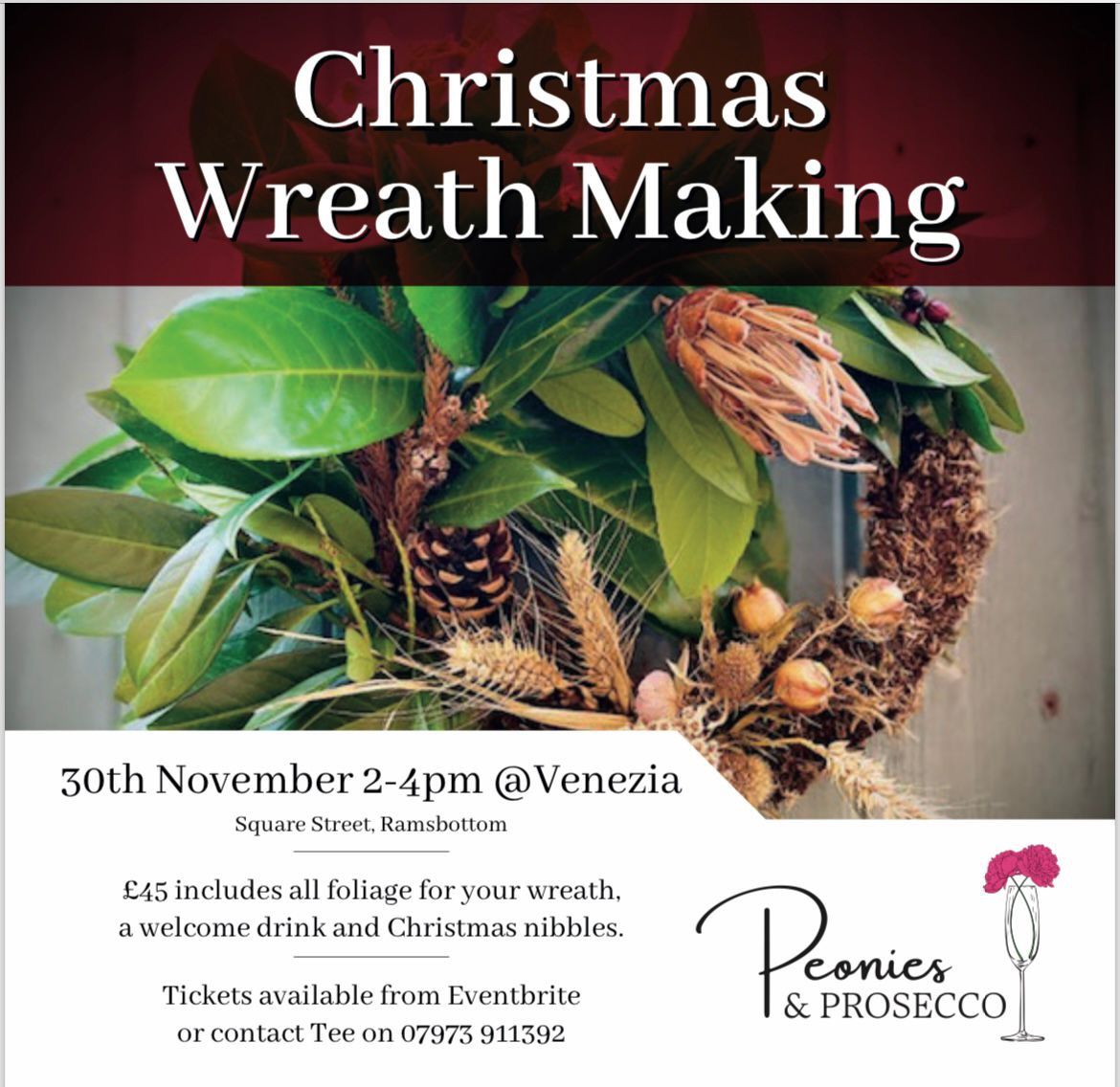 Christmas wreath making 