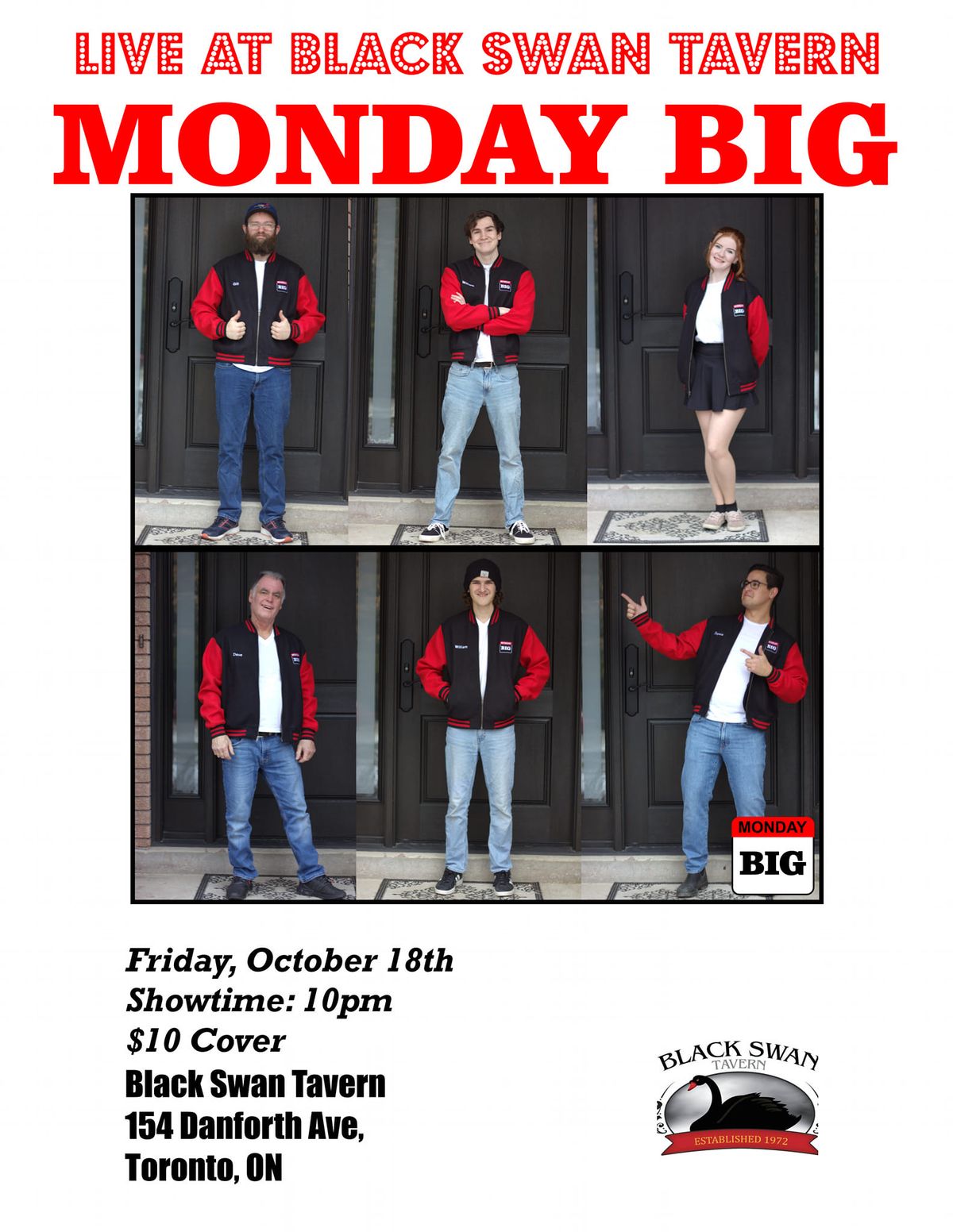 Monday Big with 8th line- 2nd floor