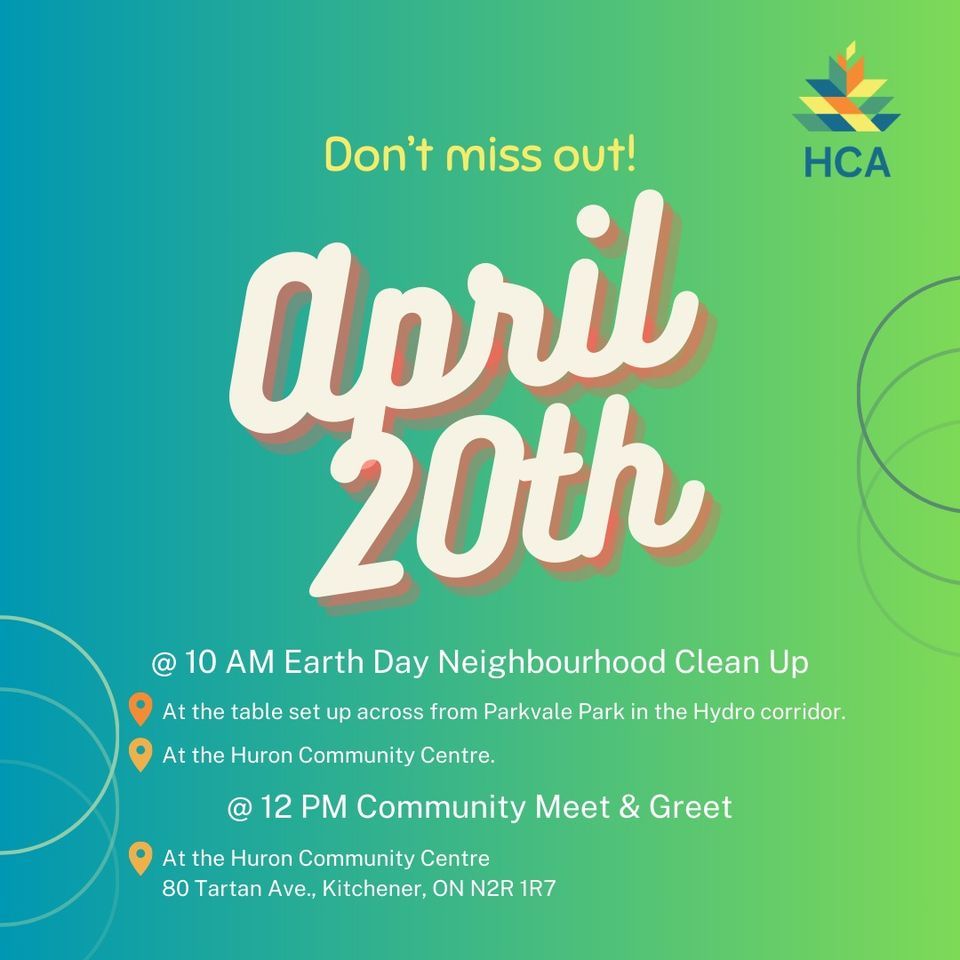 Earth Day Clean Up + Community Meet & Greet
