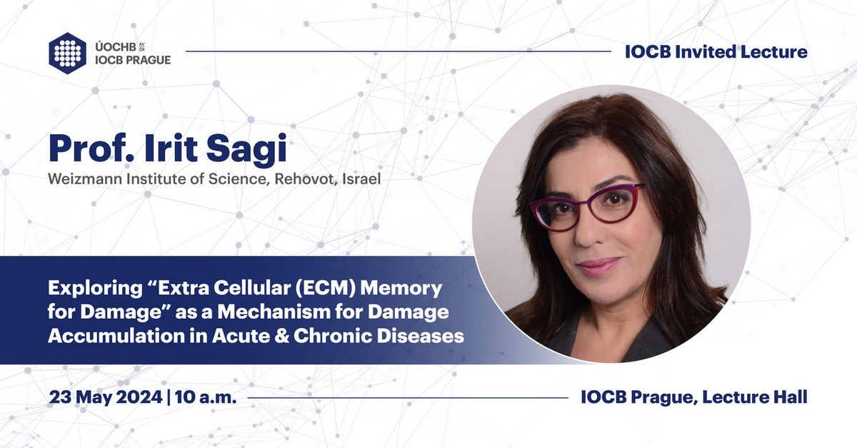 IOCB Invited Lecture: Irit Sagi \u2013  "ECM Memory for Damage" as a Mechanism for Damage Accumulation