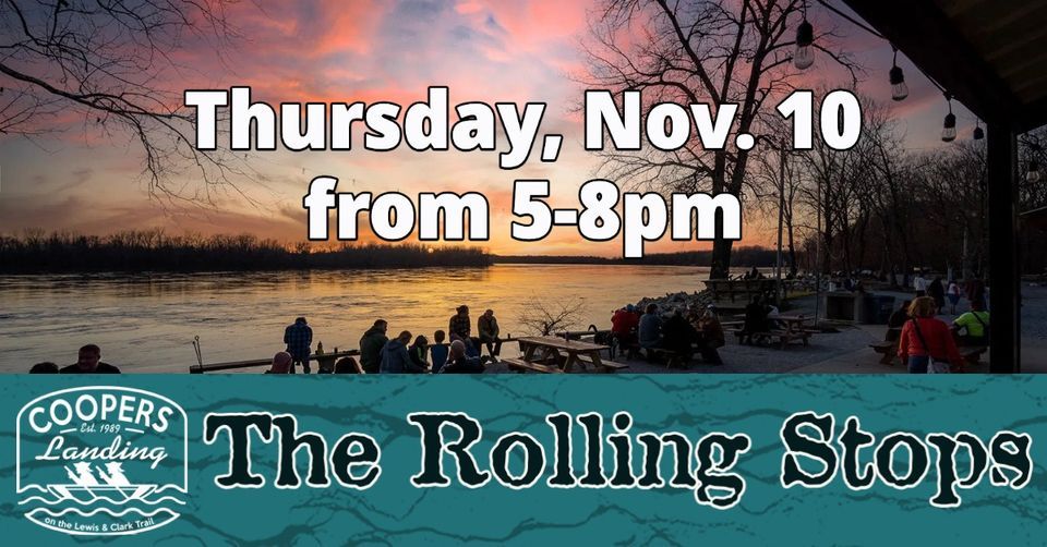 The Rolling Stops LIVE at Coopers Landing, Cooper's Landing Riverside
