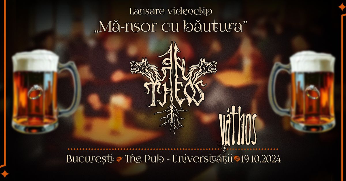 An Theos - \u201eM\u0103-nsor cu b\u0103utura\u201d Tour \ud83c\udfb5 Bucure\u0219ti | The Pub \ud83c\udfb5 19.10