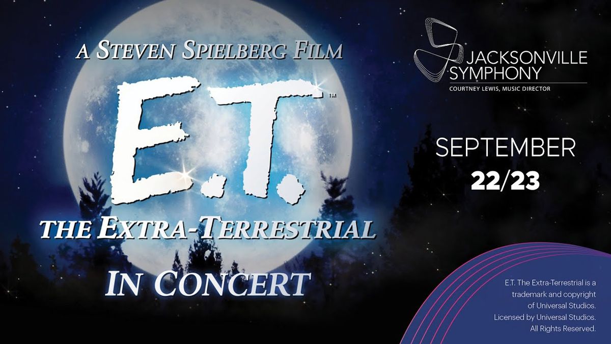 E.T. - The Extra-Terrestrial in Concert at National Arts Centre