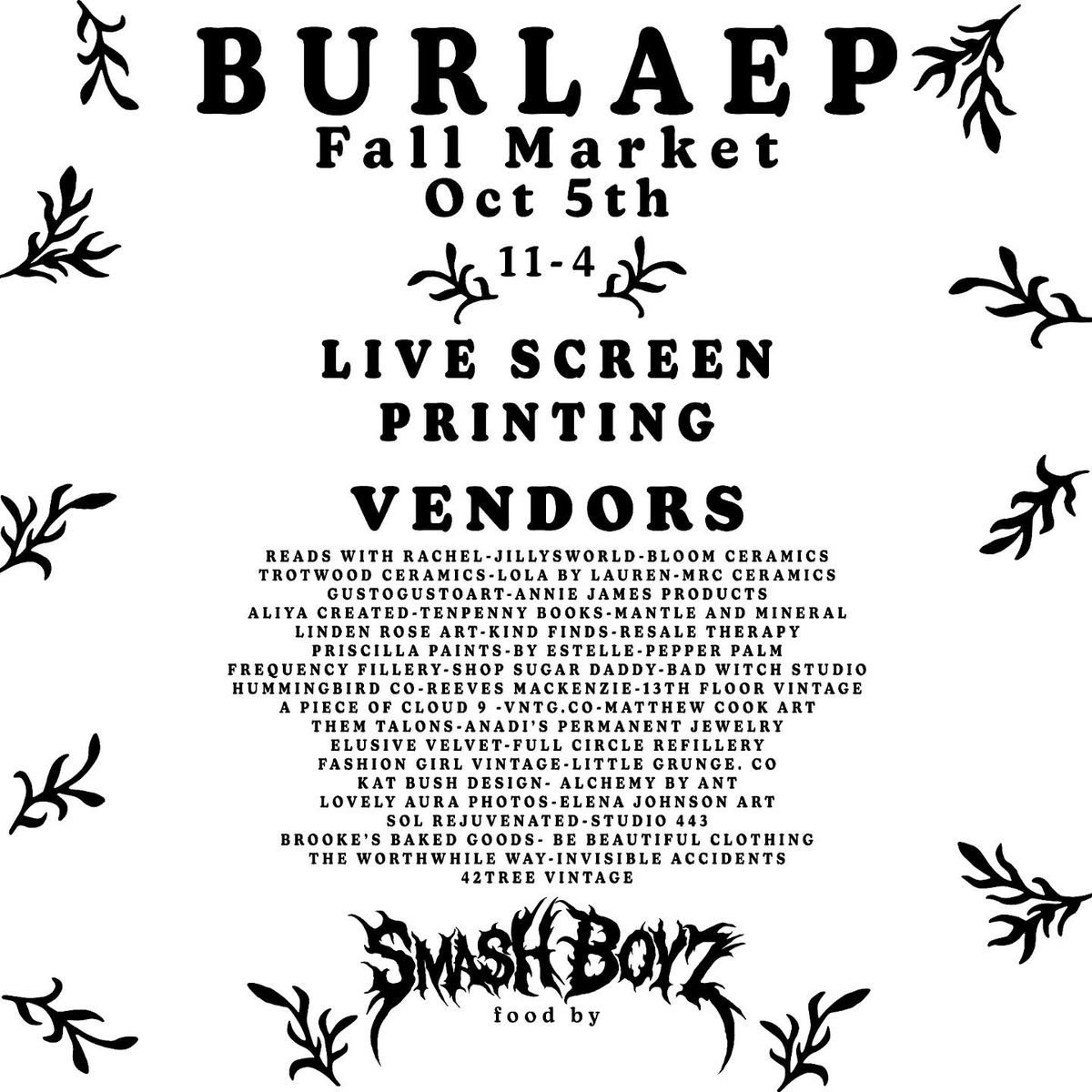 Burlaep Fall Market