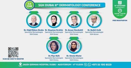 SGH Dubai Dermatology Conference (3.5 CME)