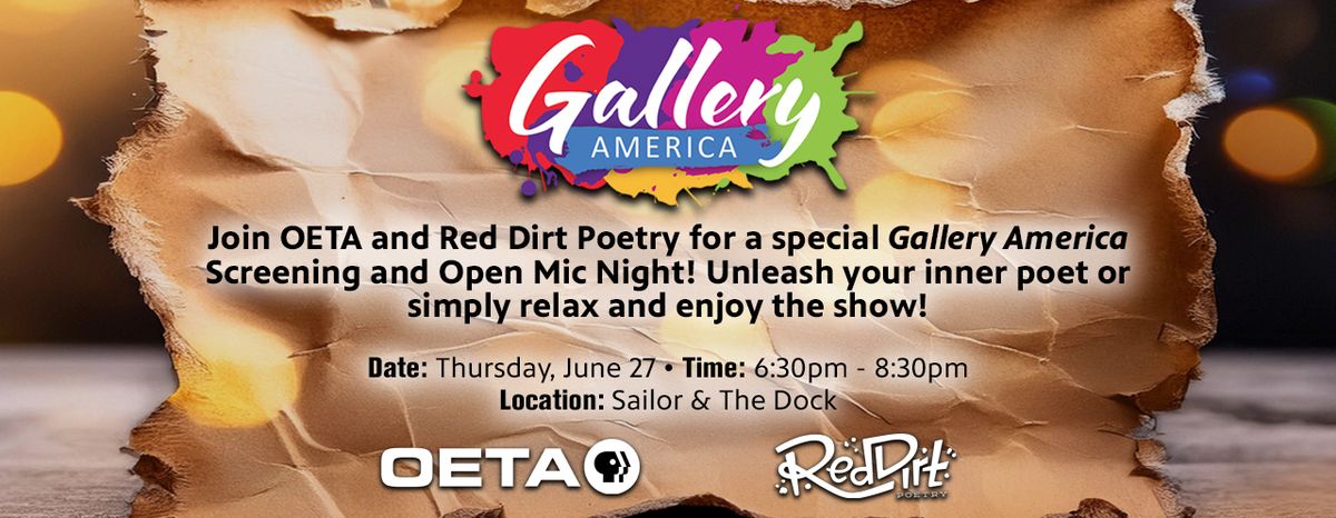 Gallery America Poetry Screening and Open Mic Night