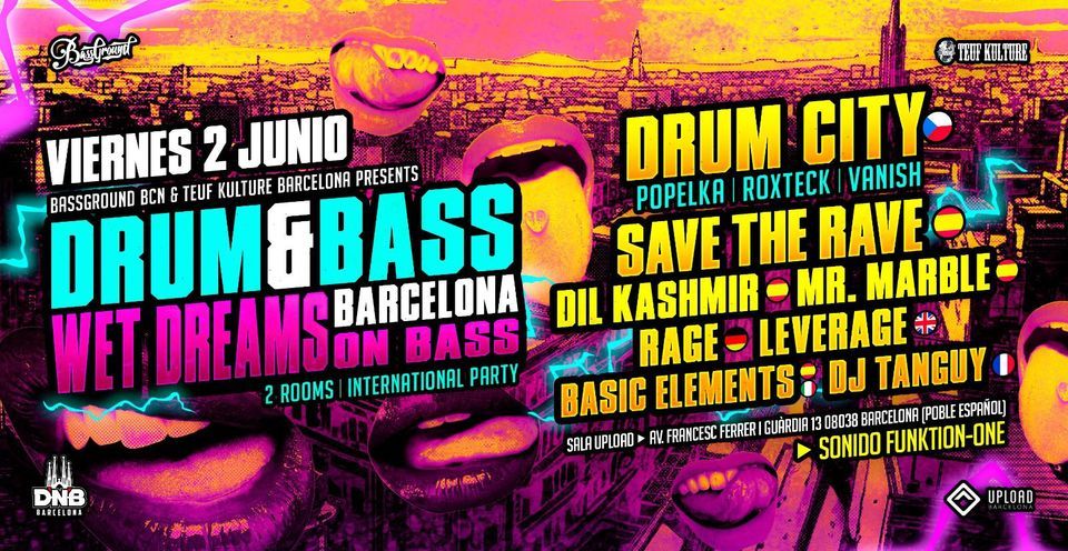 ESTE VIERNES! DRUM&BASS Barcelona: Wet dreams on Bass