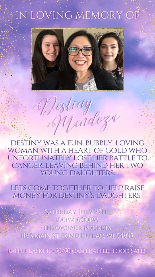 Fundraiser for Destiny Mendoza\u2019s daughters