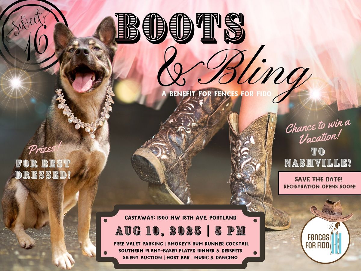 Fences For Fido Boots & Bling Gala