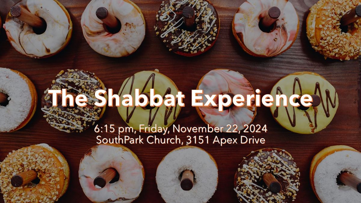 The Shabbat Experience you donut wanna miss!