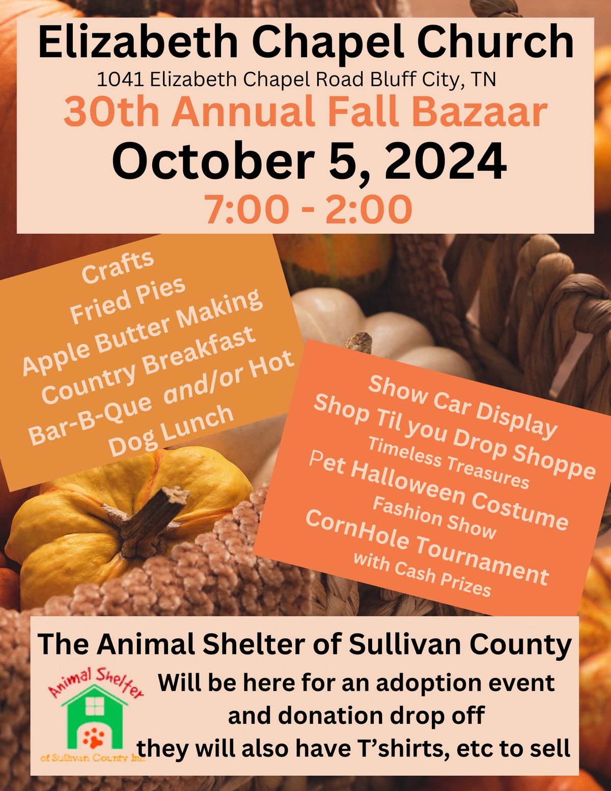 30th Annual Fall Bazaar